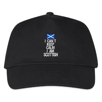I can not Keep Calm I am Schotte - Kinder Basecap - Schwarz - Vorne