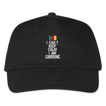 Je n’arrive pas à garder mon calme Je suis camerounais - Casquette de baseball Enfant - noir - Devant