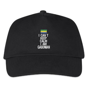 Je n’arrive pas à garder mon calme Je suis Gabonais - Casquette de baseball Enfant - noir - Devant