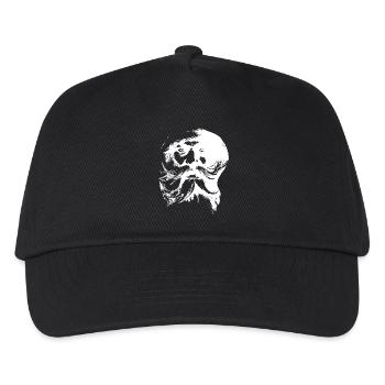 Visage rétro du Père Noël - Casquette de baseball Enfant - noir - Devant