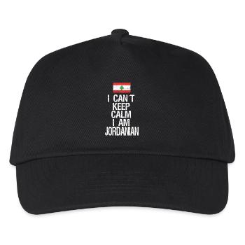Je n’arrive pas à garder mon calme, je suis jordanien - Casquette de baseball Enfant - noir - Devant