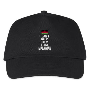 Je n’arrive pas à garder mon calme, je suis le Malawi - Casquette de baseball Enfant - noir - Devant