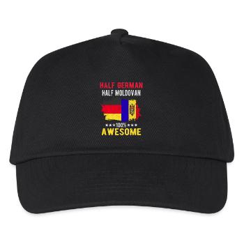 Mi-allemand, mi-moldave - Casquette de baseball Enfant - noir - Devant