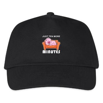 Dormez seulement dix minutes - Casquette de baseball Enfant - noir - Devant