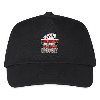 Poker Casino Poker Play Poker Poker Players - Kids’ Baseball Cap - black - Front