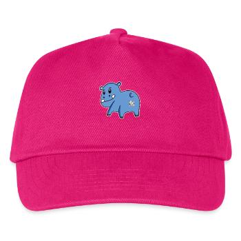 Nilpferd Arsch - Nilpferd Hintern - Kinder Basecap - Fuchsia - Vorne