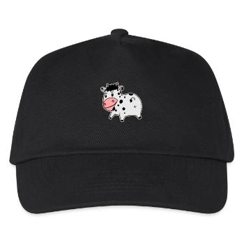 Kuh Arsch - Kuh Hintern - Kinder Basecap - Schwarz - Vorne