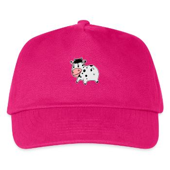 Kuh Arsch - Kuh Hintern - Kinder Basecap - Fuchsia - Vorne