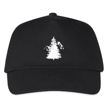 Xmas Christmas Austria Mountains Snow Alps - Kids’ Baseball Cap - black - Front