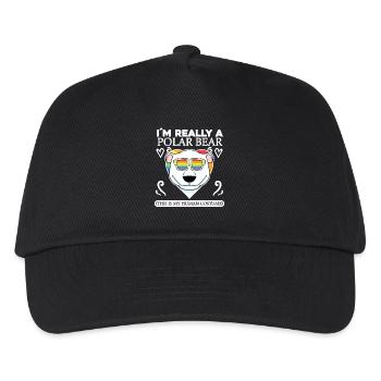 Polar Bear Polar Bear Saying Sayings - Kids’ Baseball Cap - black - Front