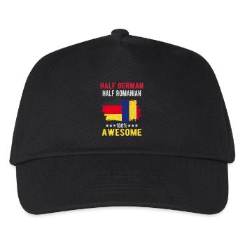 Moitié allemand moitié roumain - Casquette de baseball Enfant - noir - Devant