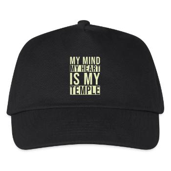 Zen Inspirational Quote - Kids’ Baseball Cap - black - Front