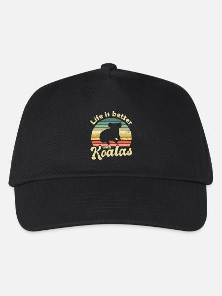 Koala Koala Bear - Kids’ Baseball Cap - black