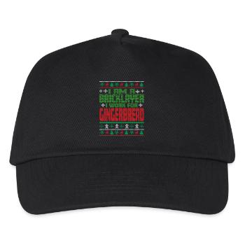 Mason Christmas Saying - Kids’ Baseball Cap - black - Front