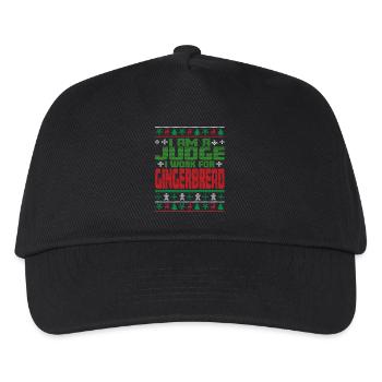 Richter Weihnachten Spruch - Kinder Basecap - Schwarz - Vorne