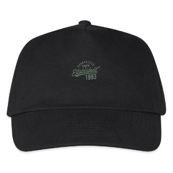 Guaranteed Established and Published in the Year - Kids’ Baseball Cap - black - Front