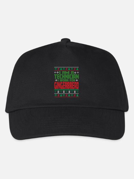Techniker Weihnachten Spruch - Kinder Basecap - Schwarz