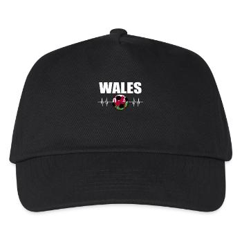 Wales Football - Kids’ Baseball Cap - black - Front