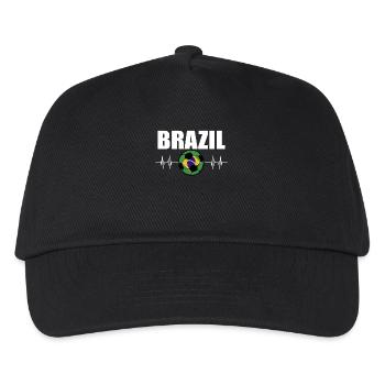 Brazil Football - Kids’ Baseball Cap - black - Front