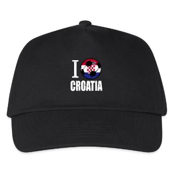 Croatia Football - Kids’ Baseball Cap - black - Front
