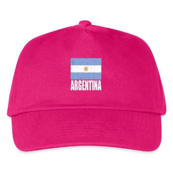 Drapeau de l’ARGENTINE - Casquette de baseball Enfant - fuchsia - Devant