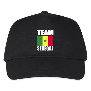Team Senegal Football - Kids’ Baseball Cap - black - Front