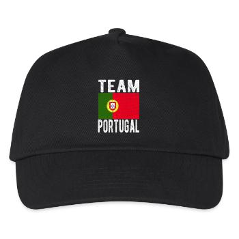 Portugal Flag - Kids’ Baseball Cap - black - Front