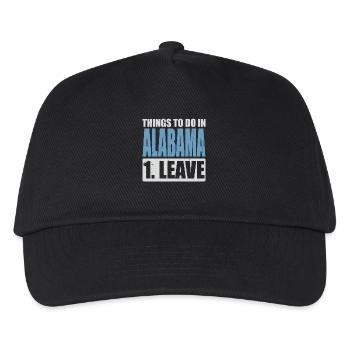 Alabama Meme - Kinder Basecap - Schwarz - Vorne
