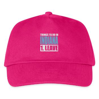 Mème de l’Indiana - Casquette de baseball Enfant - fuchsia - Devant
