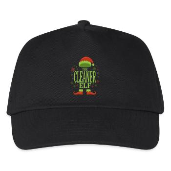Cleaner Christmas Elf - Kids’ Baseball Cap - black - Front