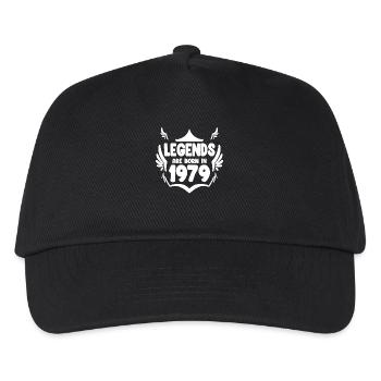 1979 - Jahrgang 1979 - Geburtsjahr 1979 - Kinder Basecap - Schwarz - Vorne
