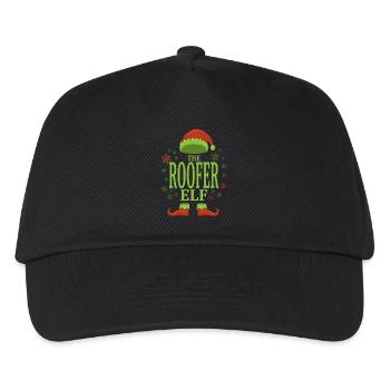 Dachdecker Weihnachtself - Kinder Basecap - Schwarz - Vorne