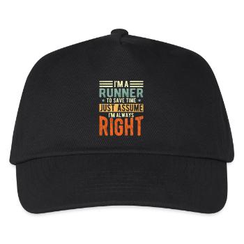 Bishop - Kids’ Baseball Cap - black - Front