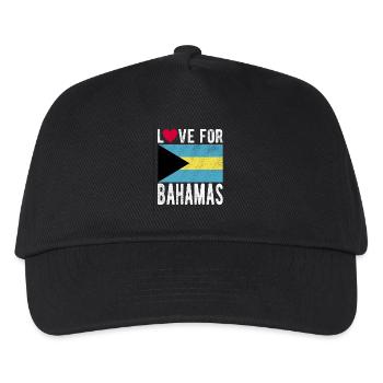 Bahamas Souvenir - Kinder Basecap - Schwarz - Vorne