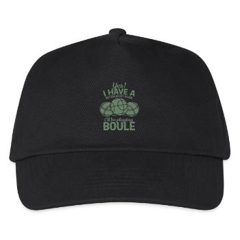 Boule Pension Plan - Kids’ Baseball Cap - black - Front