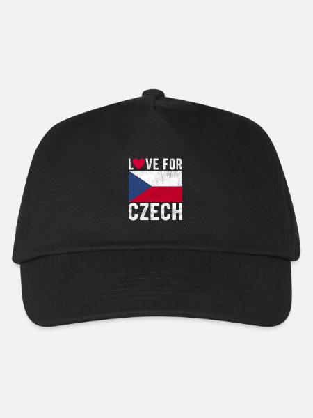 Czech souvenir - Kids’ Baseball Cap - black