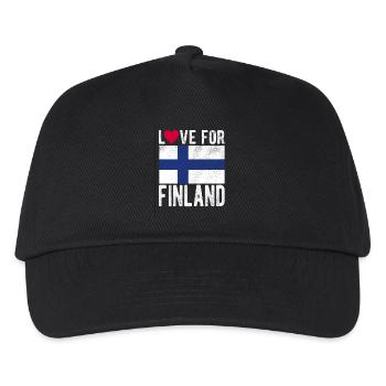 Finland Souvenir - Kids’ Baseball Cap - black - Front