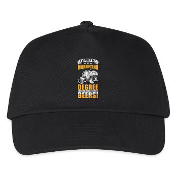 Marketing Degree - Kids’ Baseball Cap - black - Front