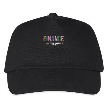 Finance Ist Meine Leidenschaft - Kinder Basecap - Schwarz - Vorne