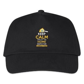 Inspecteur en bâtiment Spruch - Casquette de baseball Enfant - noir - Devant