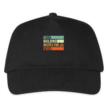 Cadeau de l’inspecteur en bâtiment - Casquette de baseball Enfant - noir - Devant