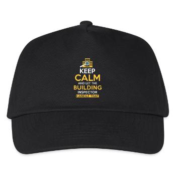 Inspecteur en bâtiment Spruch - Casquette de baseball Enfant - noir - Devant