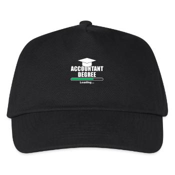 Buchhalter Ausbildung Buchhalter lädt - Kinder Basecap - Schwarz - Vorne
