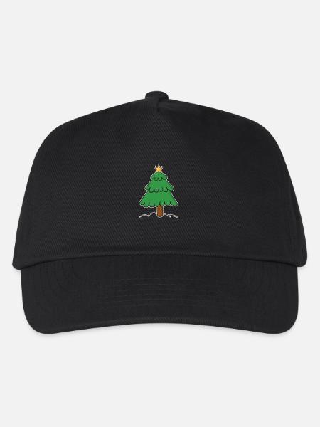 Weihnachtsbaum - Kinder Basecap - Schwarz