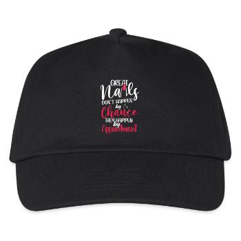 Les grands ongles ne viennent pas par hasard - Casquette de baseball Enfant - noir - Devant