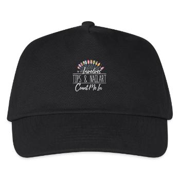If It Involves Tips and Nail Art Nail Designer - Kids’ Baseball Cap - black - Front