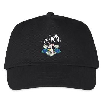Austria Alps Cheese Enjoyment Swiss Mouse Rodent Child - Kids’ Baseball Cap - black - Front