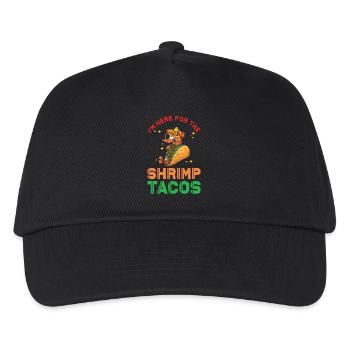 Shrimp tacos - Kids’ Baseball Cap - black - Front