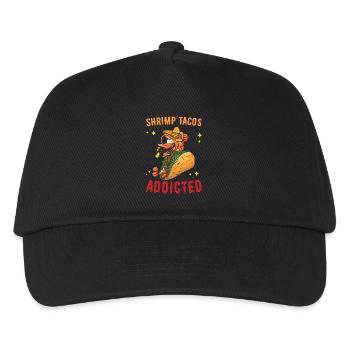 Shrimp tacos - Kids’ Baseball Cap - black - Front