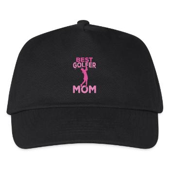 Mama Golferin - Kinder Basecap - Schwarz - Vorne